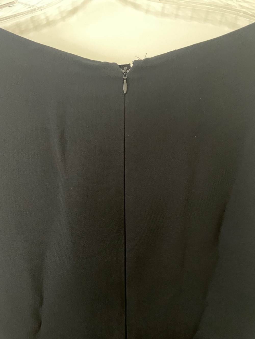 Prada Black Long-Sleeve Draped Back Dress - Picture 6 of 16